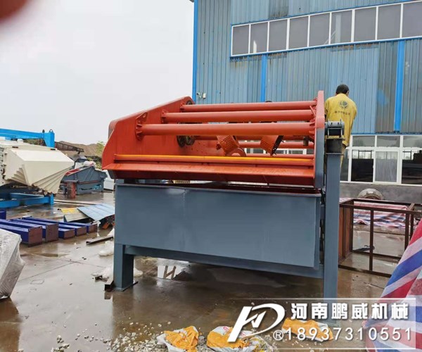 脫水篩振動篩沙子不往前走是不是安裝前后高度的問題？